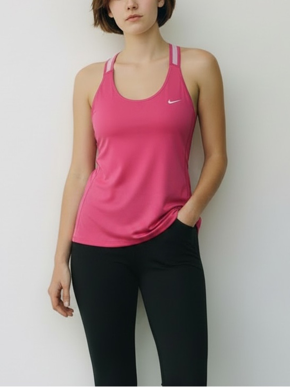 Nike Dri-Fit Racerback Melon Color Size M